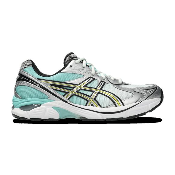 ASICS Mens GT 2160 Running Shoes Silver Yellow Mint 9